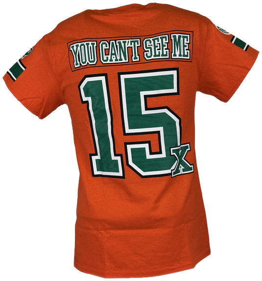John Cena Mens Orange 15x Costume Hat T-shirt Wristbands
