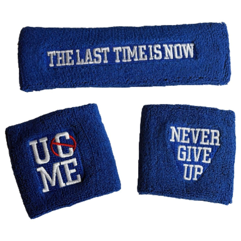 Load image into Gallery viewer, John Cena 2025 Indiana Last Time Is Now Blue Hat Headband-Wristband Combo
