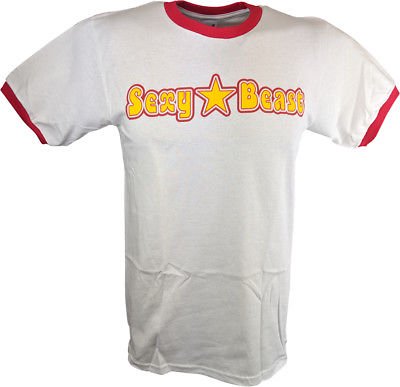 Load image into Gallery viewer, Chris Jericho Sexy Beast Red White Ringer Mens T-shirt
