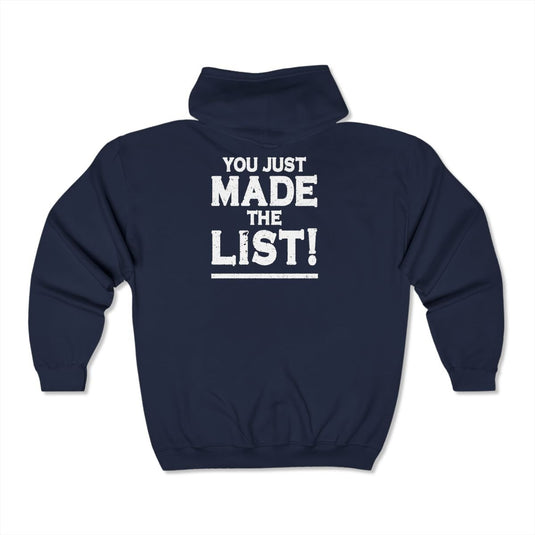 You Just Made The List Chris Jericho WWE Mens Blue Hoody