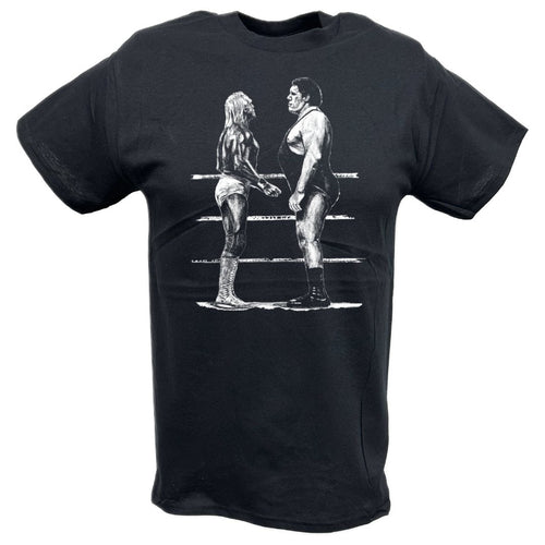 Andre the Giant vs Hulk Hogan Wrestlemania Standoff T-shirt