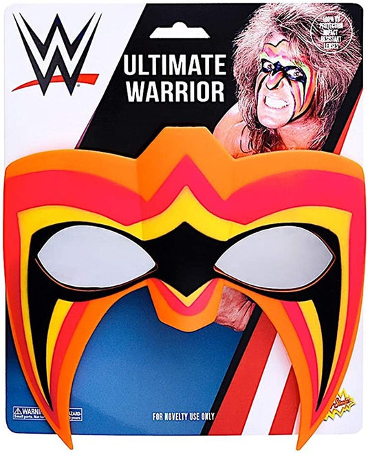 Sun-Staches Officially Licensed WWE Ultimate Warrior Sunglasses Orange, Red, Yellow, Black, Green, Standard