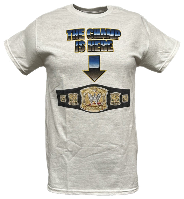 John Cena The Champ Is Here Title Youth Boys Kids White T-shirt