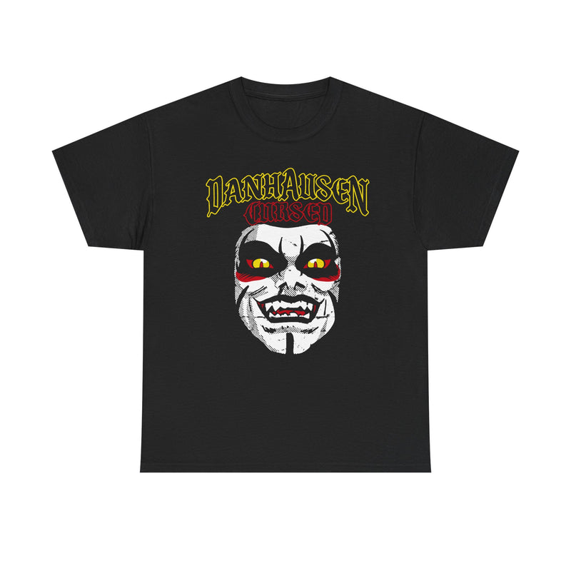 Load image into Gallery viewer, DANHAUSEN Cursed Face Paint Wrestling Heavy Metal Graphic T-Shirt-S
