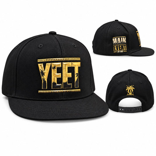 WWE Men's Black Jey Uso Yeet Snapback Hat Officially licensed