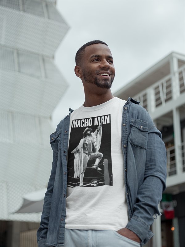 Load image into Gallery viewer, Macho Man Randy Savage Definitive Superstar Mens White T-shirt
