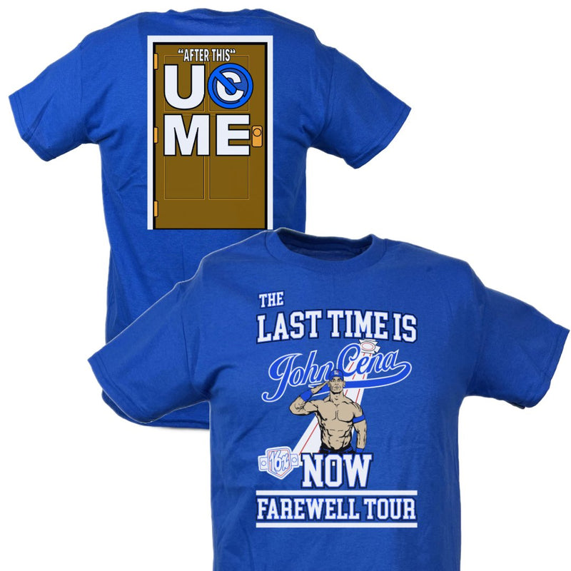 Load image into Gallery viewer, John Cena 16x Farewell Tour Blue T-shirt
