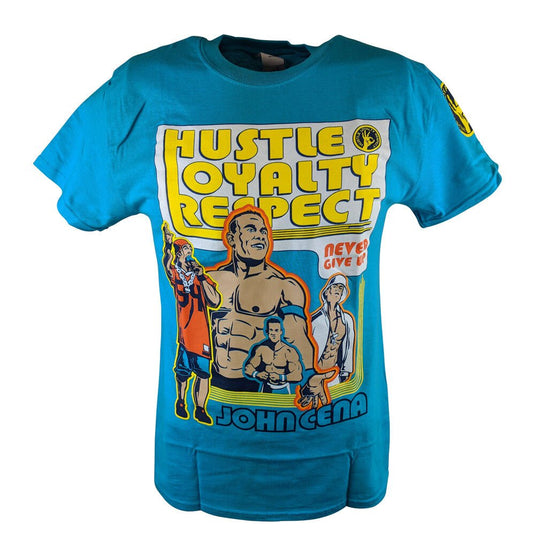 John Cena Blue Throwback Mens T-shirt