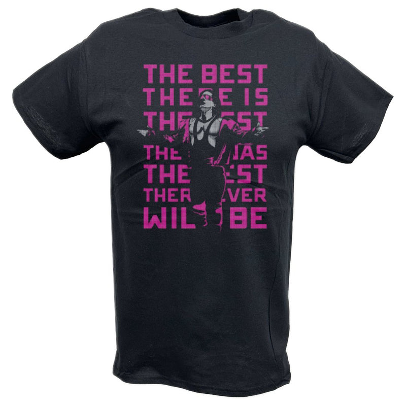 Load image into Gallery viewer, Bret Hart The Best There Is Repeat Logo Black T-shirt

