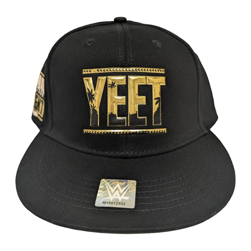 Load image into Gallery viewer, WWE Men's Black Jey Uso Yeet Snapback Hat Officially licensed
