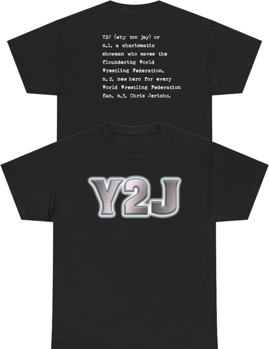 Chris Jericho Y2J New Hero Saves Us Black T-shirt