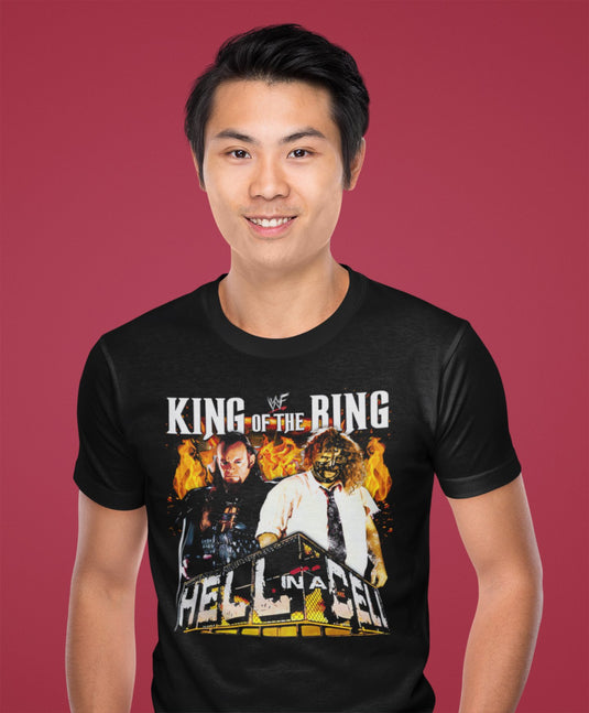 Mankind vs Undertaker King of the Ring Hell in Cell T-shirt