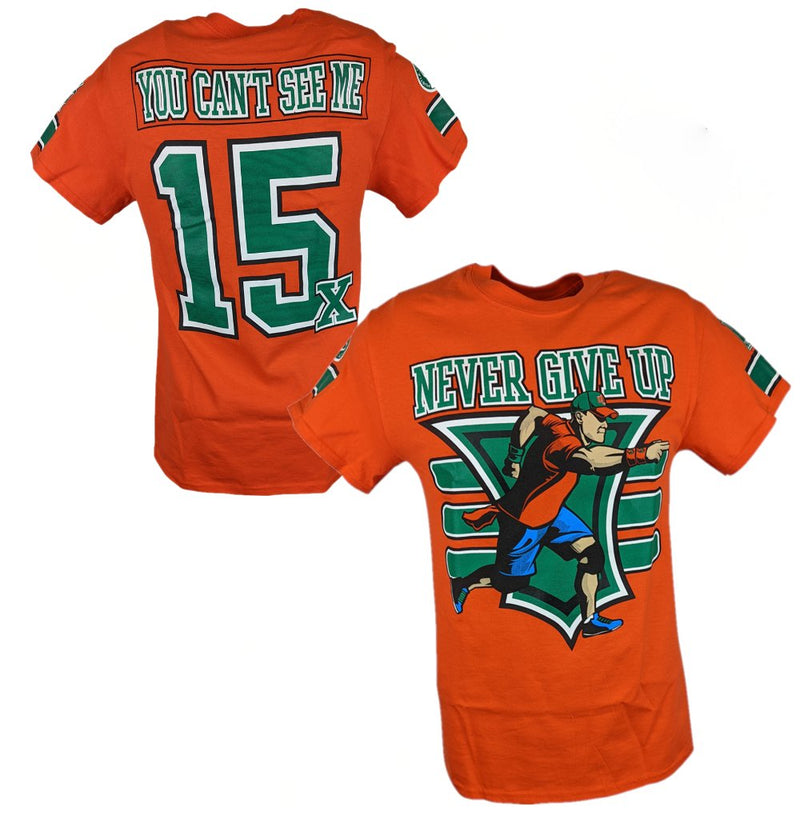 Load image into Gallery viewer, John Cena Mens Orange 15x Costume Hat T-shirt Wristbands
