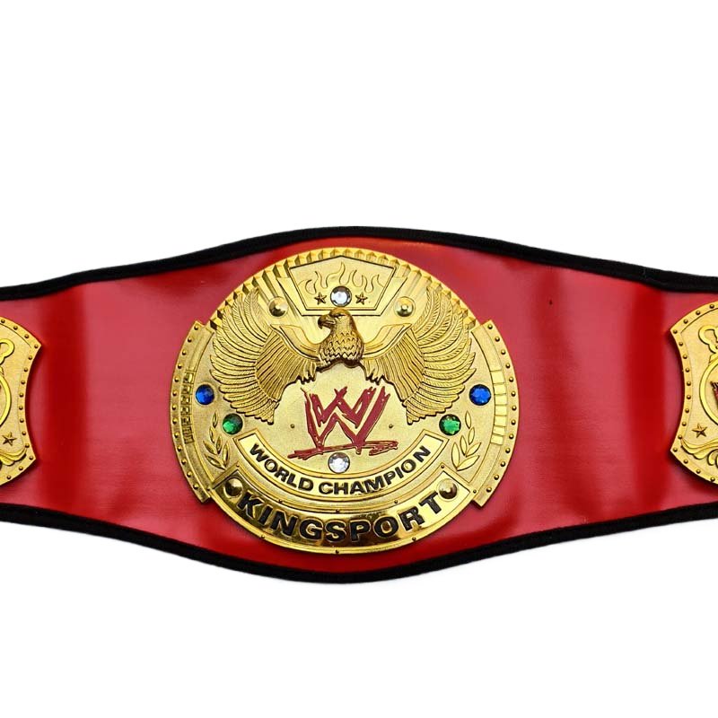 Load image into Gallery viewer, WWE World Champion Pro Wrestling Red Costume Belt
