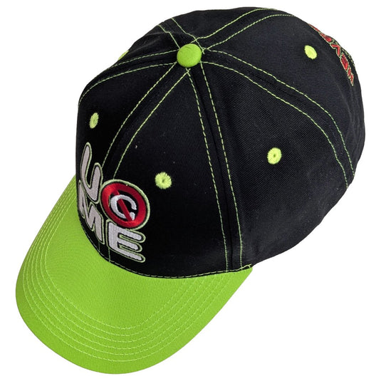 JOHN CENA Neon Green Never Give Up Baseball Cap Hat