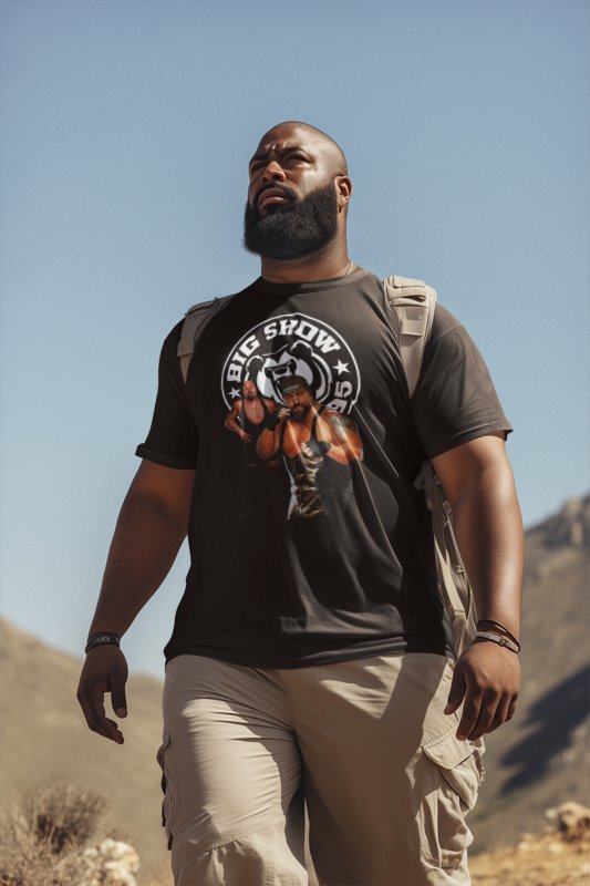 Load image into Gallery viewer, Big Show Paul Wight Mens Black T-shirt
