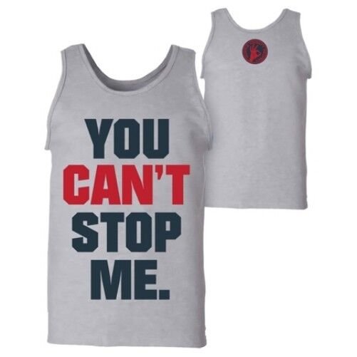 Load image into Gallery viewer, John Cena You Can&#39;t Stop Me Gray WWE Authentic Tank Top Shirt
