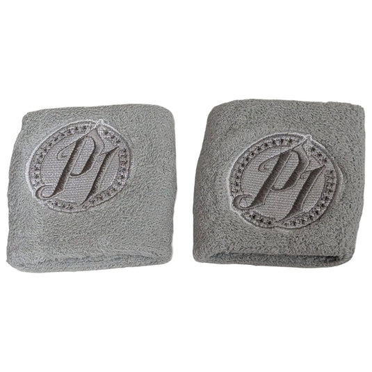 AJ Styles Authentic P1 Grey Logo Wristbands Set of 2 New