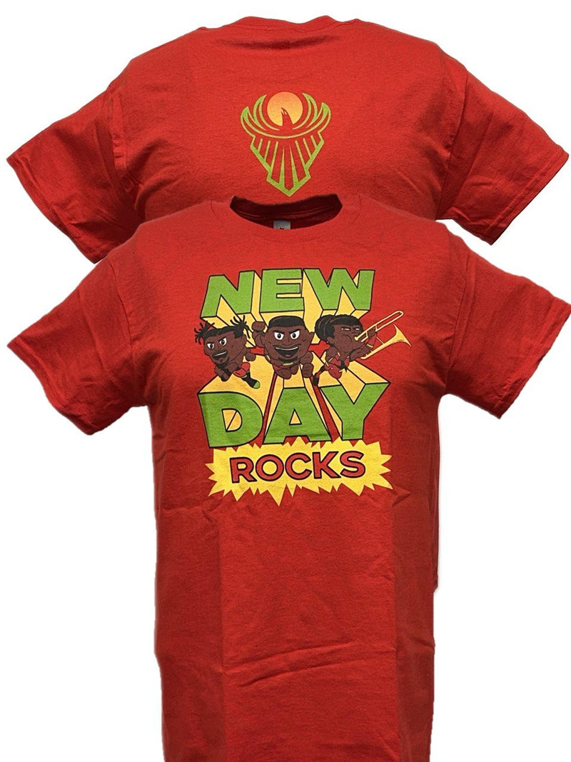 Load image into Gallery viewer, The New Day Rocks Mens Red T-shirt
