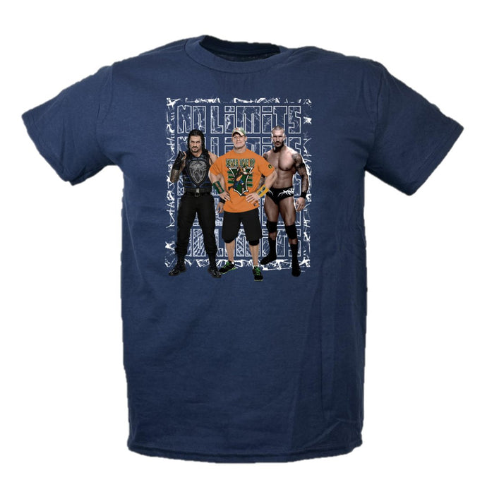 Roman Reigns John Cena Randy Orton No Limits Takeover Boys Kids Juvy T-shirt