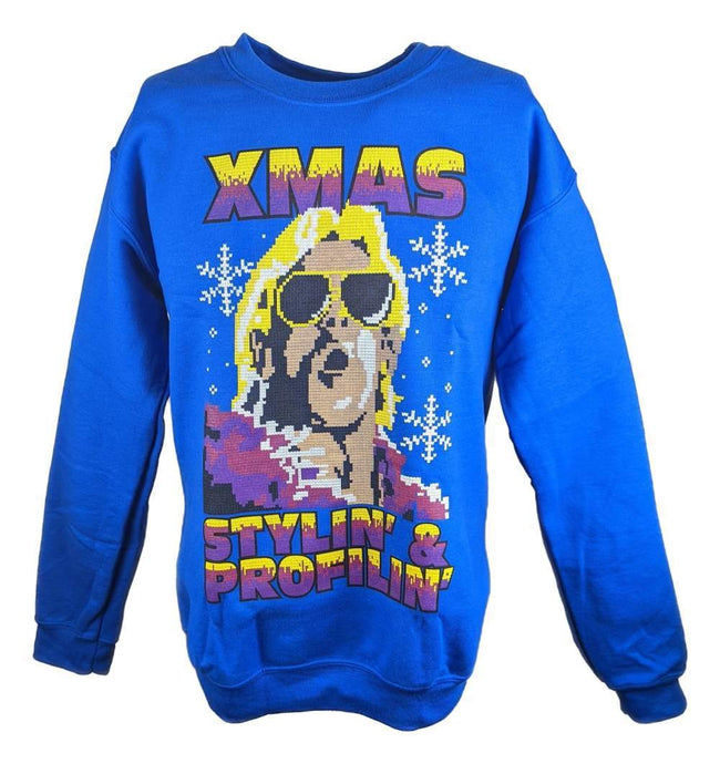 Ric Flair Blue Ugly Stylin Profylin Christmas Xmas Mens Sweater