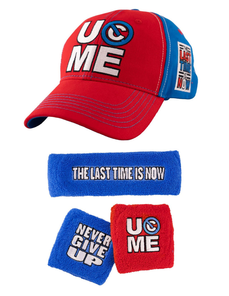 Load image into Gallery viewer, John Cena Last Time Is Now Farewell Tour Baseball Hat Wristband Combo
