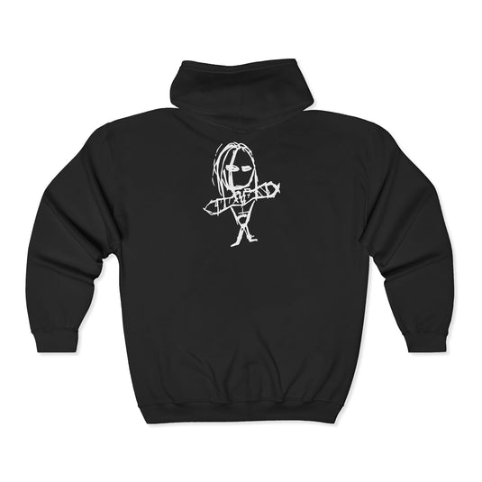 CM Punk Seal of Hardcore Black Zipper Hoody