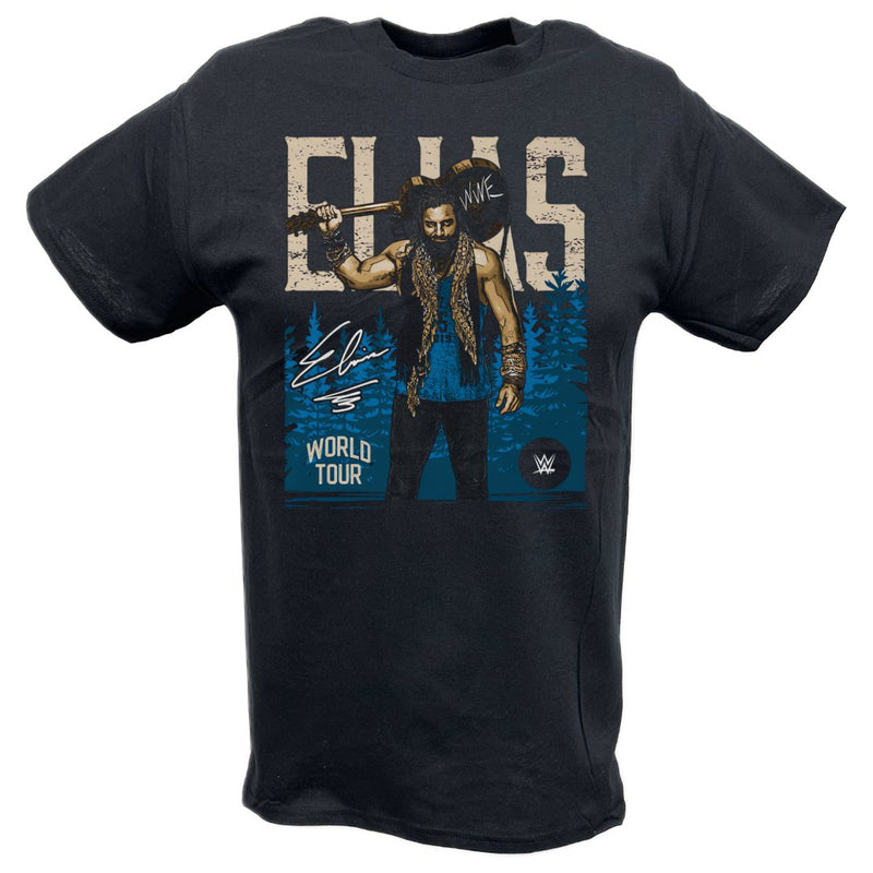 Load image into Gallery viewer, Elias World Tour Guitar Black T-shirt
