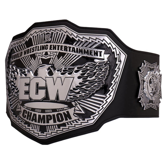 WWE ECW Championship 2008 Replica Title Belt Zinc Alloy Rhinestone