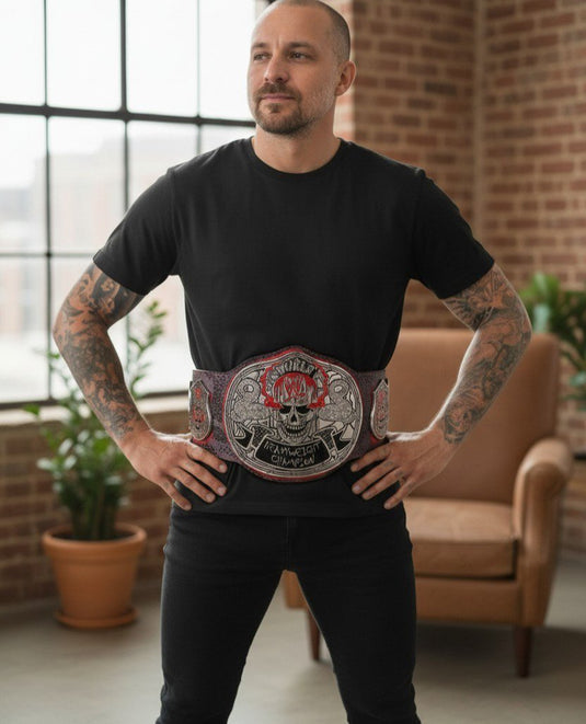 Stone Cold Steve Austin Blood From A Stone Signature Series WWE Title Belt