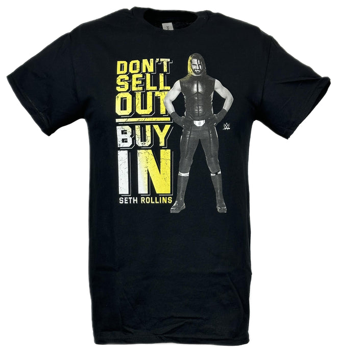 Seth Rollins Don't Buy In Sell Out Mens Black T-shirt