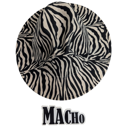 Macho Man Zebra Hat and Sticker