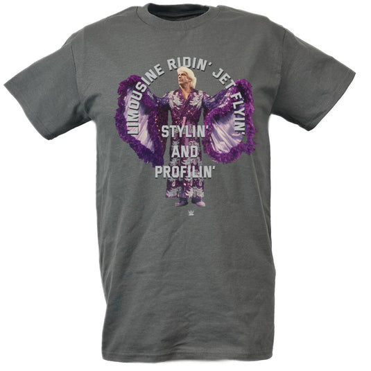 Ric Flair Limousine Stylin' and Profilin' Charcoal T-shirt