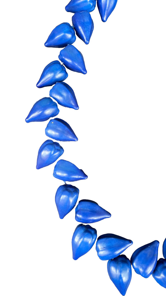 Blue Tribal Chief Ula Fala Resin Plastic Necklace for Main Event Jey Uso Costume