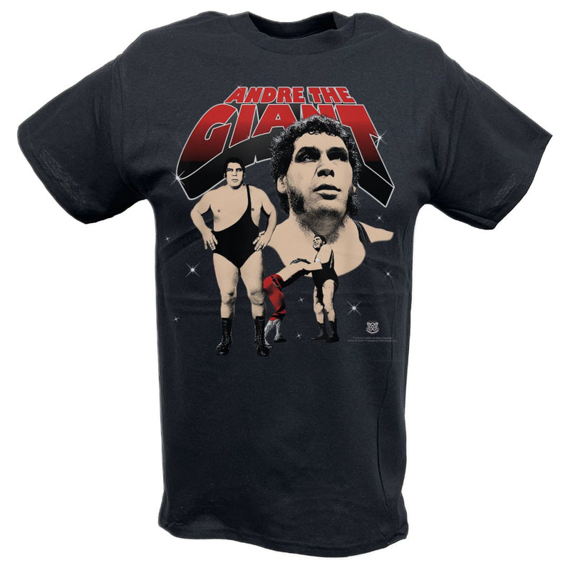 Load image into Gallery viewer, Andre The Giant Collage Black T-shirt

