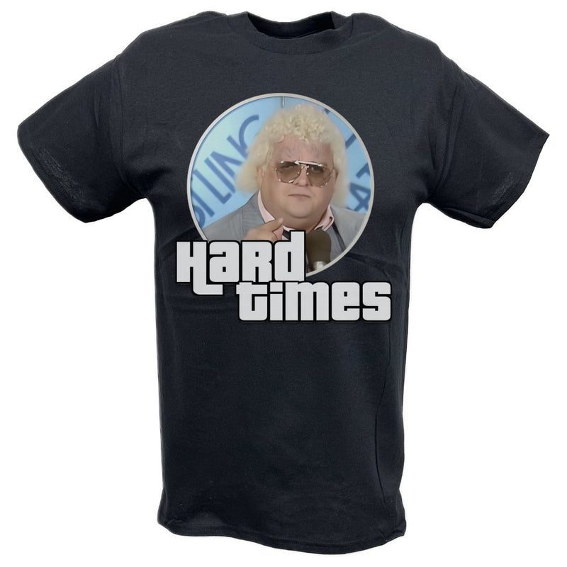 Load image into Gallery viewer, Dusty Rhodes Hard Times Black T-shirt
