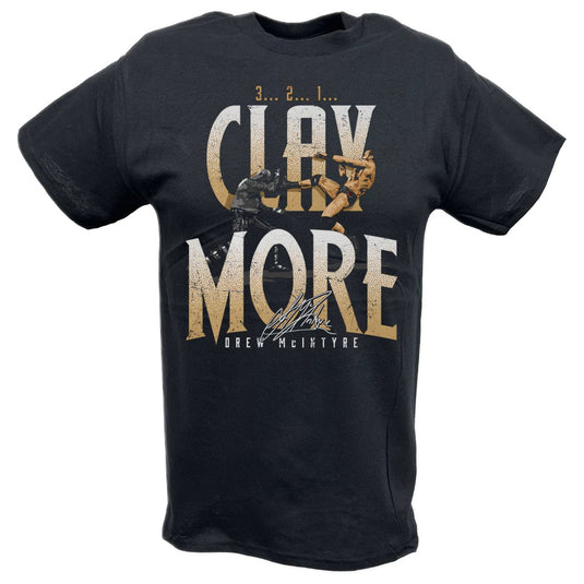 Drew McIntyre Claymore Black T-shirt