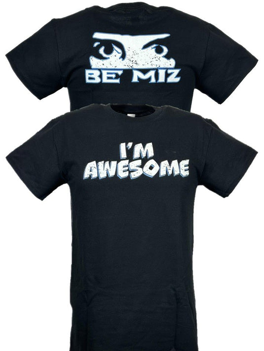 The Miz I'm Awesome Blue Black Mens T-shirt