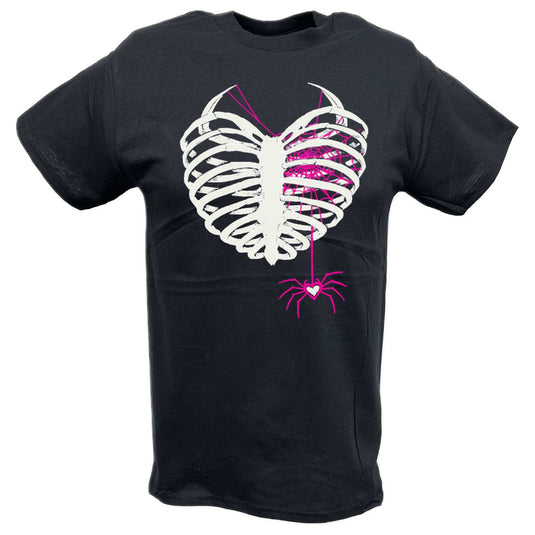 AJ Lee Black Widow Ribs CM Punk T-shirt