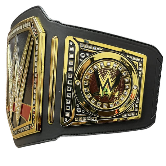 WWE World Heavyweight Championship Replica Title Belt Black Adult Size