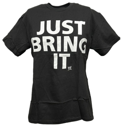 The Rock Just Bring It Mens Black T-shirt