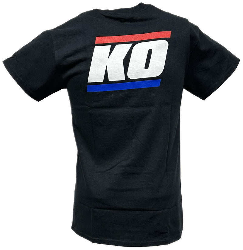 Load image into Gallery viewer, KO Red White Blue Fight Kevin Owens Fight USA Mens T-shirt
