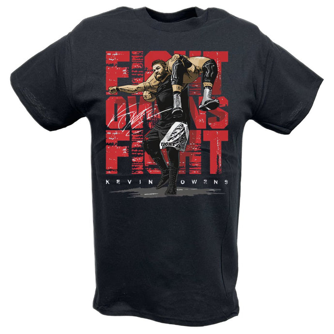 Kevin Owens Fight Neckbreaker Black T-shirt