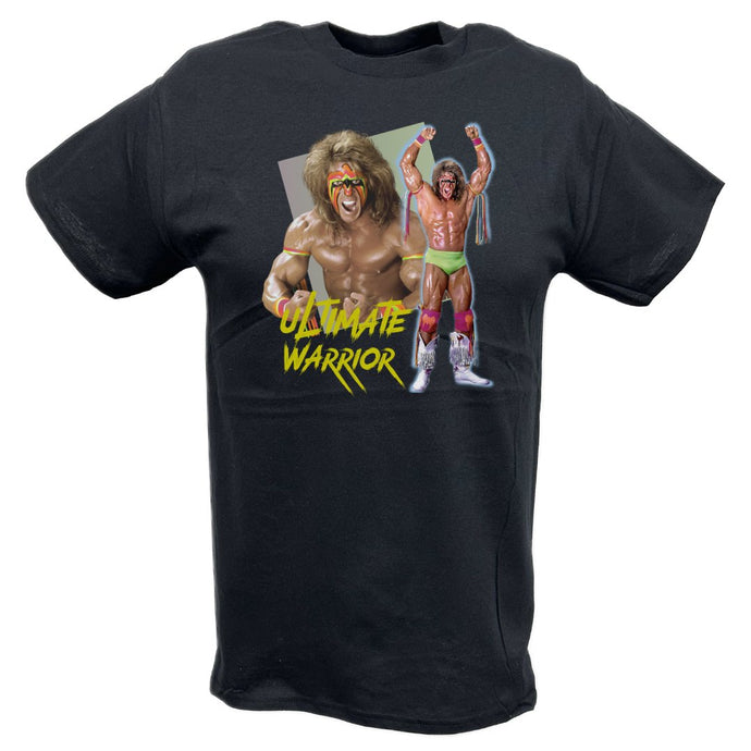 Ultimate Warrior Victory Pose WWE Mens T-shirt