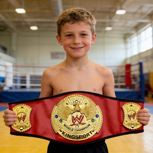 WWE World Champion Pro Wrestling Red Costume Belt