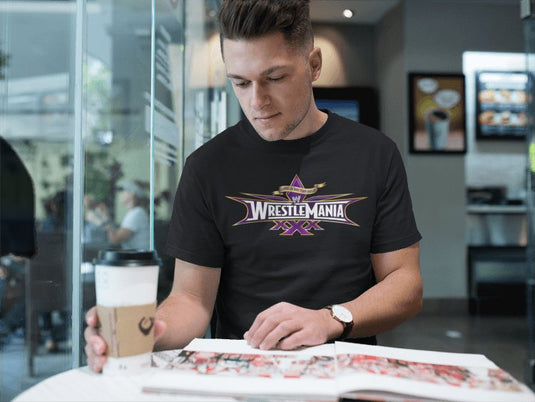 WrestleMania 30 XXX Logo Mens Black T-shirt