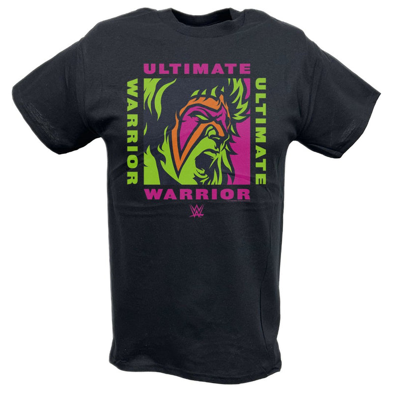 Load image into Gallery viewer, Ultimate Warrior Big Face Black T-shirt
