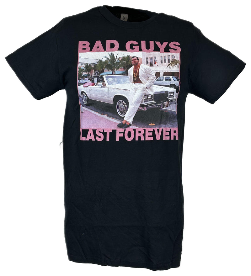 Load image into Gallery viewer, Razor Ramon Bad Guys Last Forever Mens Black T-shirt
