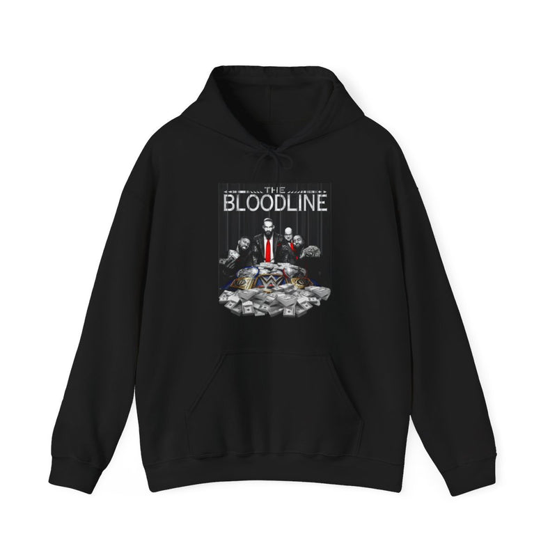 Load image into Gallery viewer, Bloodline Roman Reigns Usos Black Hoody Sweatshirt
