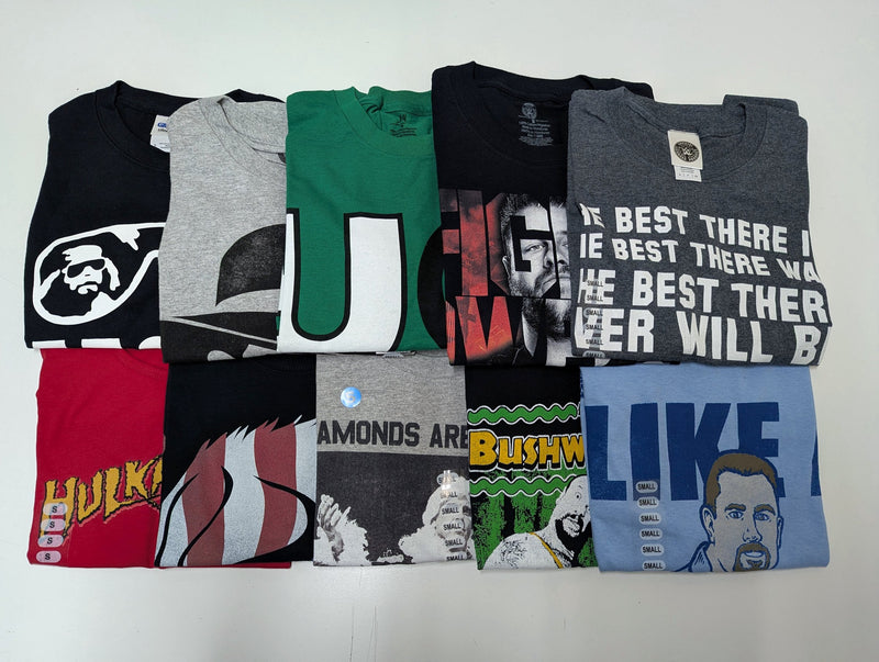 Load image into Gallery viewer, Lot of 10 Men Size Small T-shirts | Cena Orton Undertaker The Rock (S)

